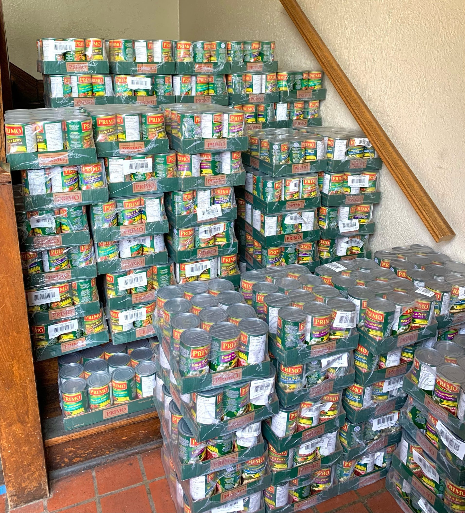 Canned goods are always welcome